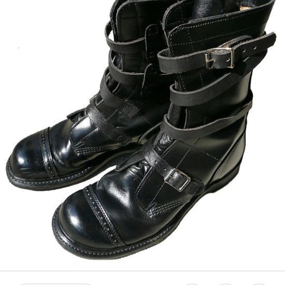 steel toe tanker boots